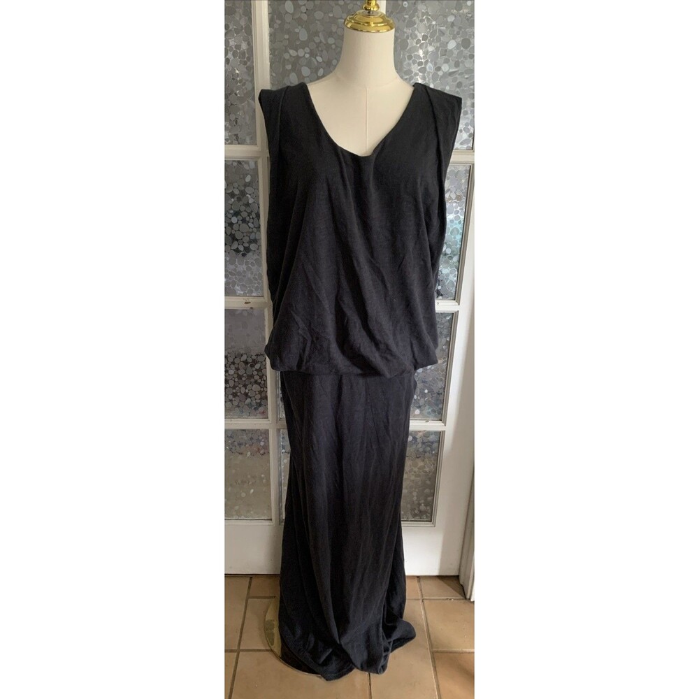 Free People Dress FP Beach Maxi w/pockets L Cotton Beachy Festival Lounge Swim